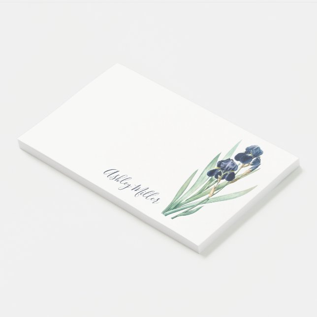 Notas Post-it personalizadas de Purple Iris (En perspectiva)