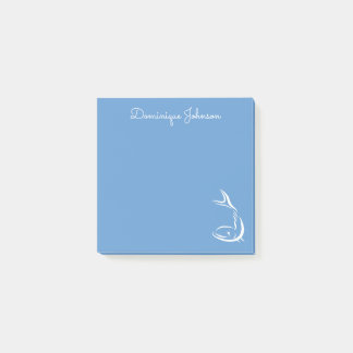 Notas post-it® personalizadas del dibujo de peces