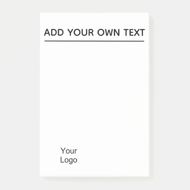 Notas Post-it® Personalizado. Añada la insignia (Anverso)