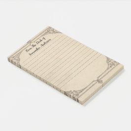 Notas Post-it® Personalizado Antiguo Distorsionado Personal Antig
