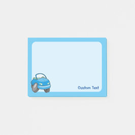 Notas Post-it® Personalizado azul