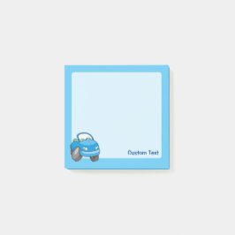Notas Post-it® Personalizado azul