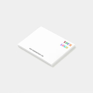 Notas Post-it® Personalizado Business Logo Text Company Post-it® 