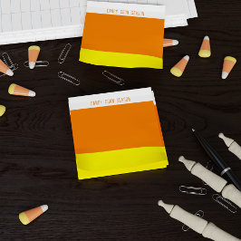 Notas Post-it® Personalizado Candy Corn Stripes Post it Notes