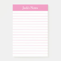 Personalizado clásico en línea rosa