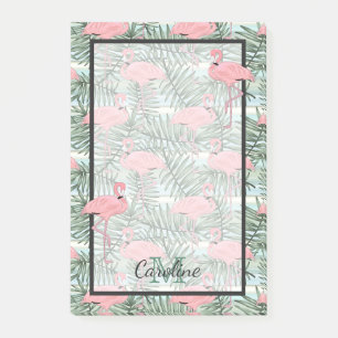 Notas Post-it® Personalizado Cute Divertido Flamencos rosados Pat