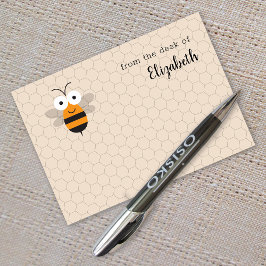 Notas Post-it® Personalizado Cute Funny Honey Bee Honeycomb
