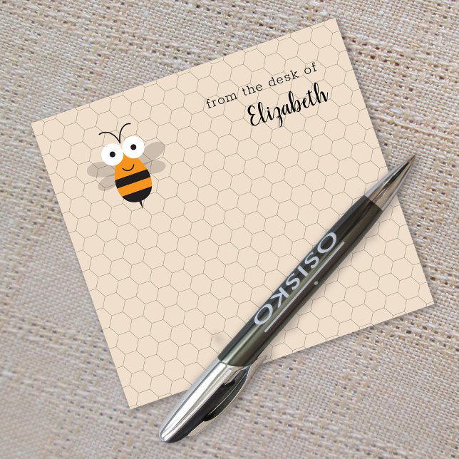 Notas Post-it® Personalizado Cute Funny Honey Bee Honeycomb (Subido por el creador)
