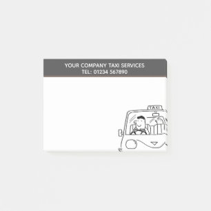 Notas Post-it® Personalizado de alquiler de coches y servicios de