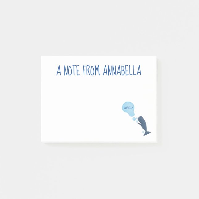 Notas Post-it® Personalizado de burbujas de esperma de esperma (Anverso)