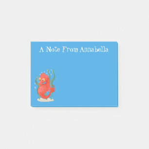 Notas Post-it® Personalizado de caballitos de mar de pepino