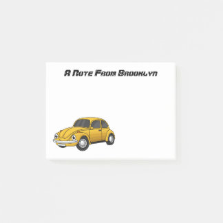 Notas Post-it® Personalizado de coche clásico
