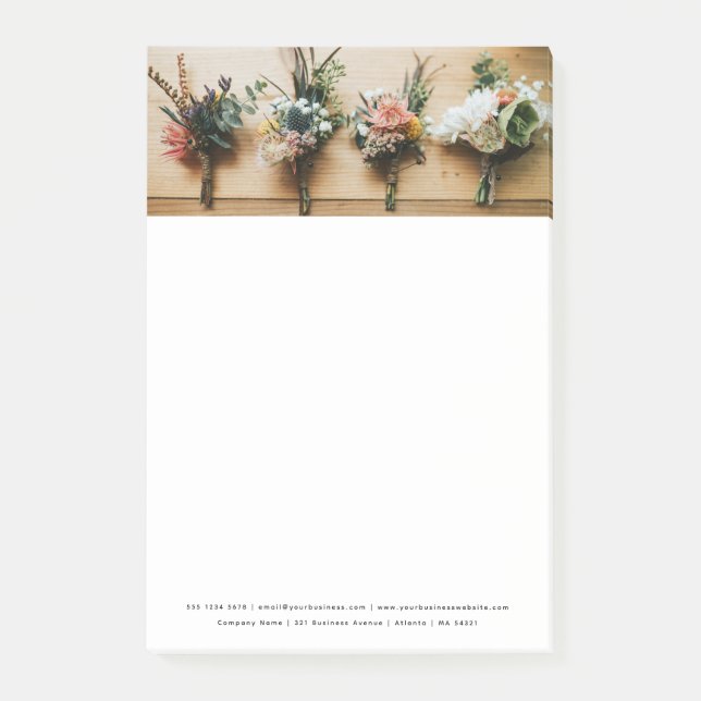 Notas Post-it® Personalizado de fotografía profesional para empre (Anverso)