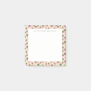 Notas Post-it® Personalizado de fresas dispersas (crema)