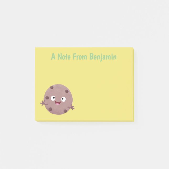 Notas Post-it® Personalizado de galleta de chocolate inteligente (Anverso)