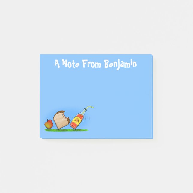 Notas Post-it® Personalizado de hormigas divertidas (Anverso)