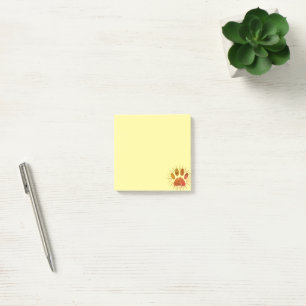 Notas Post-it® Personalizado de impresión 3x3 de la hoja de perro