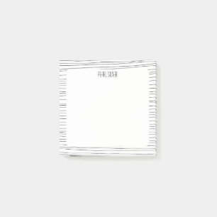 Notas Post-it® Personalizado de líneas de mano Moda Monograma per