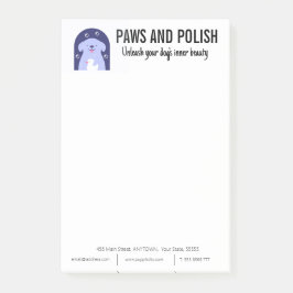 Notas Post-it® Personalizado de negocios de Dog Grooming