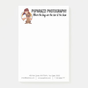 Notas Post-it® Personalizado de negocios de fotografía de perro