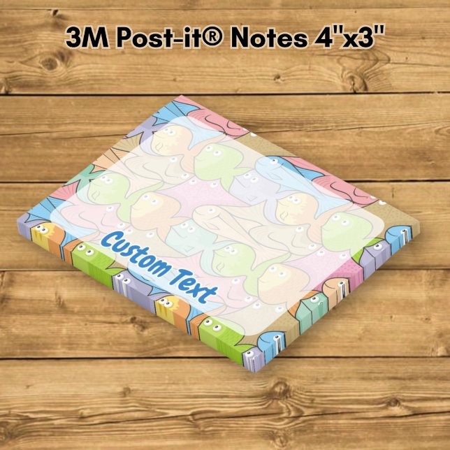 Notas Post-it® personalizado de peces (Subido por el creador)