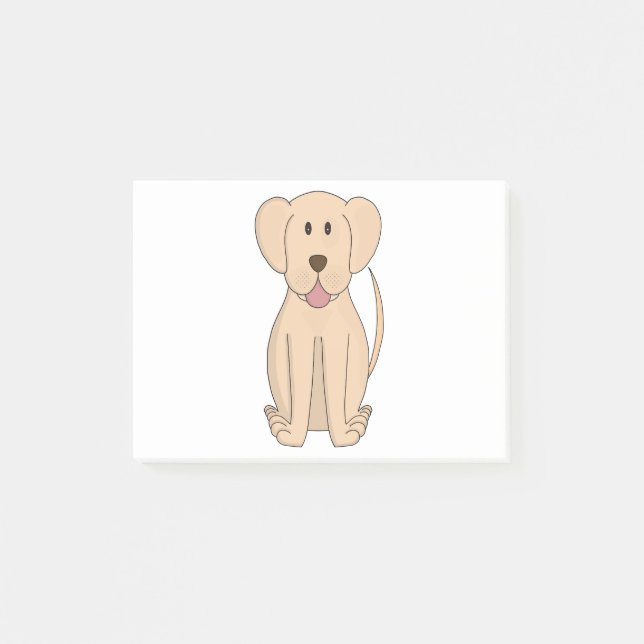 Notas Post-it® Personalizado de perro asombroso Labrador recupera (Anverso)