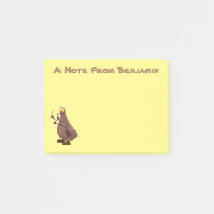 Notas Post-it® Personalizado de pulgas fea hambrienta