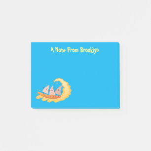 Notas Post-it® Personalizado de surf con chips de maíz de nachos
