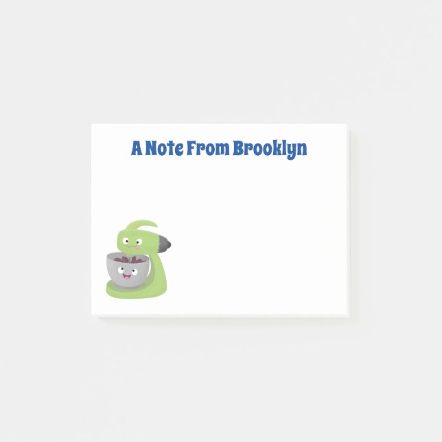 Notas Post-it® Personalizado de utensilios de cocina para mezclad (Anverso)