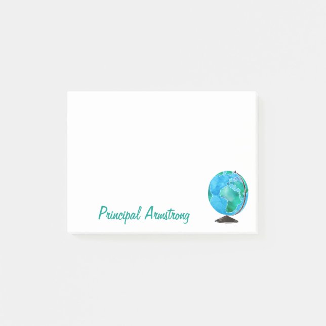 Notas Post-it® Personalizado del escritorio del director de (Anverso)