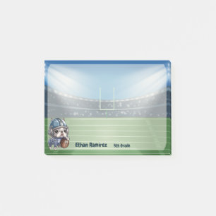 Notas Post-it® Personalizado del estadio de marionetas de bulldog