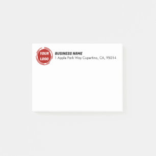 Notas Post-it® Personalizado del logotipo de la empresa de negoci