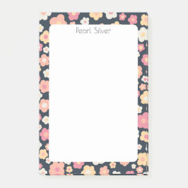 Notas Post-it® Personalizado del patrón de mareas Moda Monograma