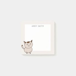 Notas Post-it® Personalizado el gato gordo