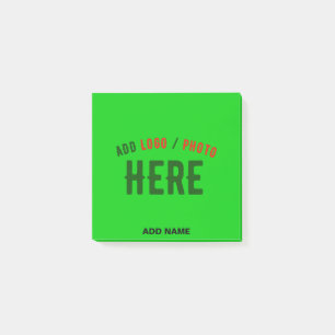 NOTAS POST-IT® PERSONALIZADO ESTILO MODERNO LIME VERIFICADO VERIF
