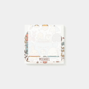 Notas Post-it® Personalizado Fiesta de té de Kawaii