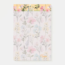 Personalizado Flores dulces y hermosas acuarelas m