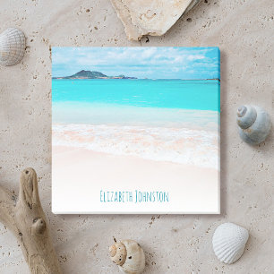 Notas Post-it® Personalizado fotográfico de playa tropical de agu