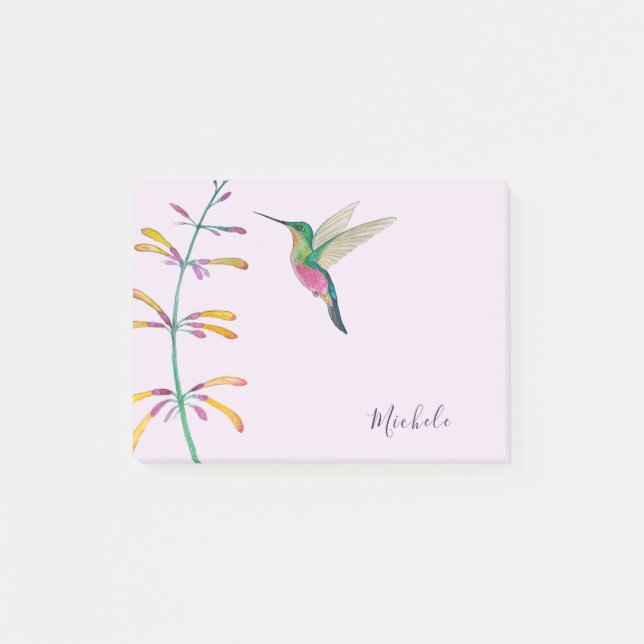 Notas Post-it® Personalizado Hummingbird (Anverso)