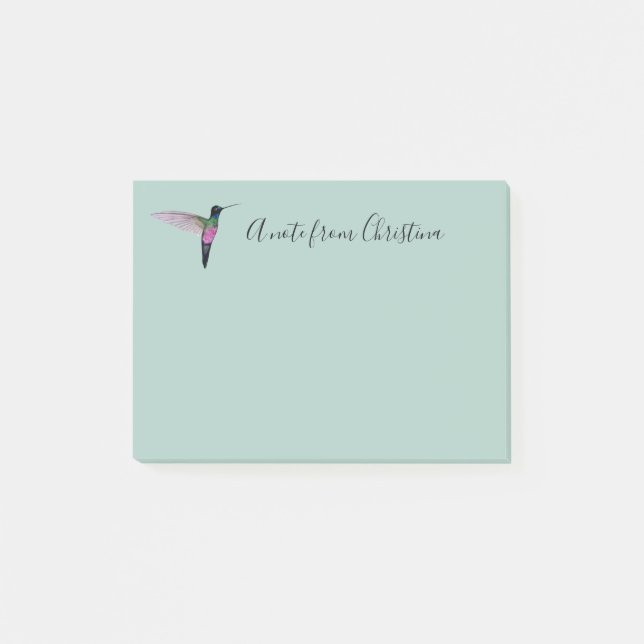 Notas Post-it® Personalizado Hummingbird (Anverso)
