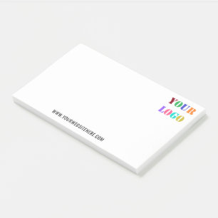 Notas Post-it® Personalizado Logo Textos Modelo comercial Post-it