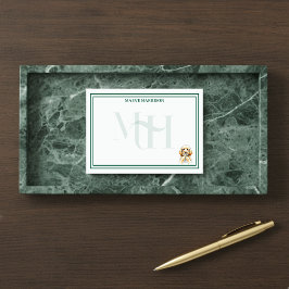 Notas Post-it® Personalizado Monograma mano Dibujo Doodle Dorado 