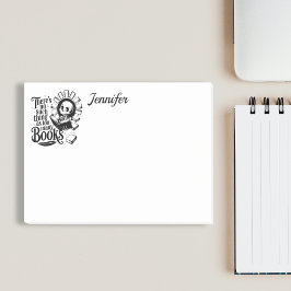 Notas Post-it® Personalizado No Hay Cosa Tal Como Demasiados Libr