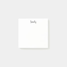 Notas Post-it® Personalizado Nombre Personalizado Cita Foto Mater