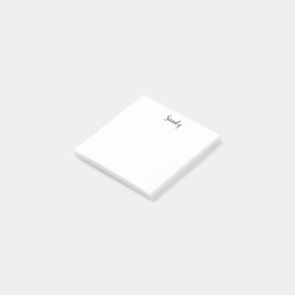 Notas Post-it® Personalizado Nombre Personalizado Cita Foto Mater