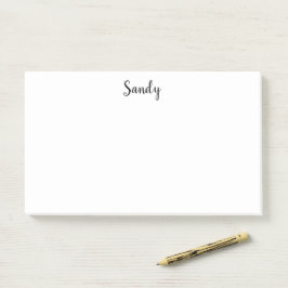 Notas Post-it® Personalizado Nombre Personalizado Cita Foto Mater