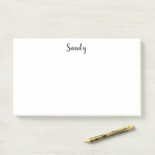 Notas Post-it® Personalizado Nombre Personalizado Cita Foto Mater