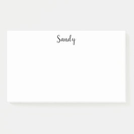 Notas Post-it® Personalizado Nombre Personalizado Cita Foto Mater