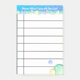Notas Post-it® Personalizado para hacer la lista