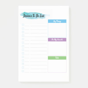 Notas Post-it® Personalizado "para hacer la productividad de la